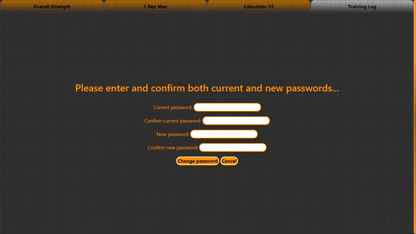 Password change